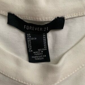Forever 21 Cream Tee